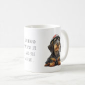 Wirehaered Dachshund Rescuer Koffiemok (Voorkant rechts)