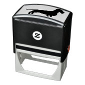 Wirehaered Dachshund Silhouette | Wiener Dog Zelfinktende Stempel (Product)