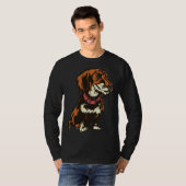 Wirehaered Dachshund T-shirt (Voorkant volledig)