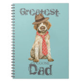 Wirehaered Pointing Griffon Dad Notitieboek (Voorkant)