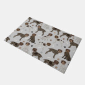 Wirehaered Pointing Griffon Deurmat (Schuin)