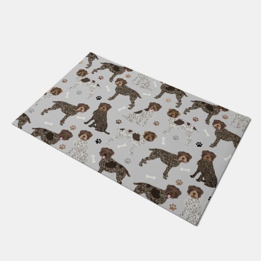 Wirehaered Pointing Griffon Deurmat (Schuin)