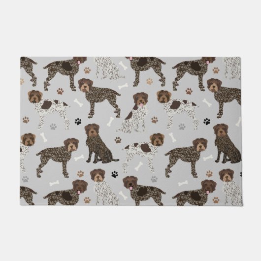 Wirehaered Pointing Griffon Deurmat (Voorkant)