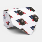 Wirehaered Pointing Griffon Flag Stropdas (Opgerold)