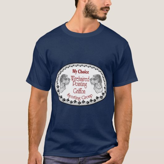 Wirehaered Pointing Griffon Gifts T-shirt (Voorkant)