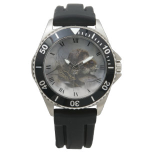 Wirehaered Pointing Griffon Horloge