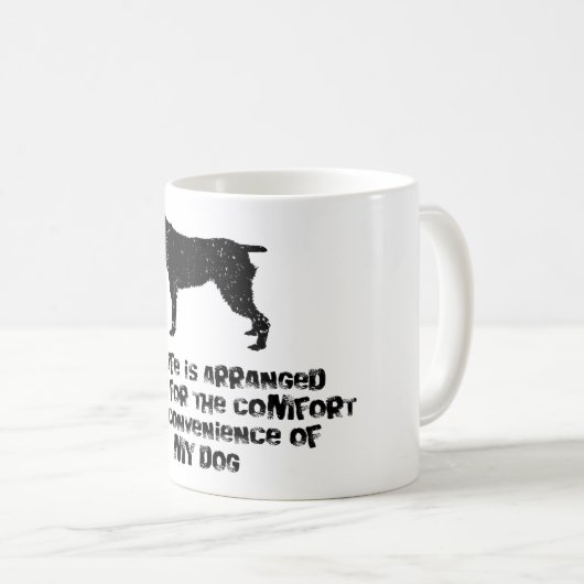 Wirehaered Pointing Griffon Koffiemok (Voorkant rechts)