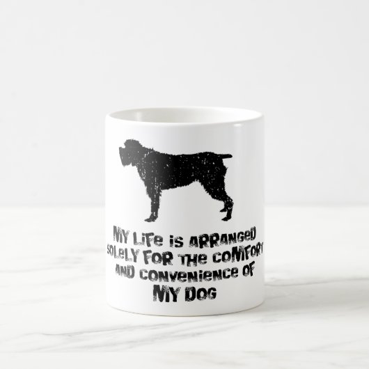 Wirehaered Pointing Griffon Koffiemok (Center)