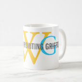 Wirehaered Pointing Griffon Monogram Koffiemok (Voorkant rechts)