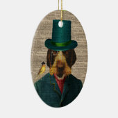 Wirehaered Pointing Griffon Ornament (Rechts)