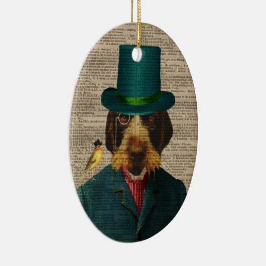 Wirehaered Pointing Griffon Ornament (Rechts)