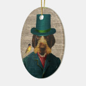 Wirehaered Pointing Griffon Ornament (Links)