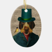 Wirehaered Pointing Griffon Ornament (Achterkant)