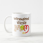 Wirehaered Vizsla Hondenras Mam Gift Koffiemok (Links)