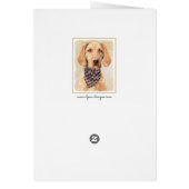 Wirehaered Vizsla-schildering - Cute Original Dog  (Achterkant)