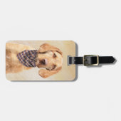 Wirehaered Vizsla-schildering - Cute Original Dog Bagagelabel (Voorkant horizontaal)