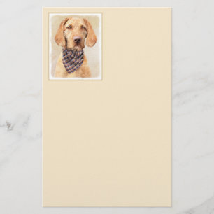 Wirehaered Vizsla-schildering - Cute Original Dog Briefpapier