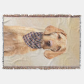 Wirehaered Vizsla-schildering - Cute Original Dog  Deken (Voorkant)