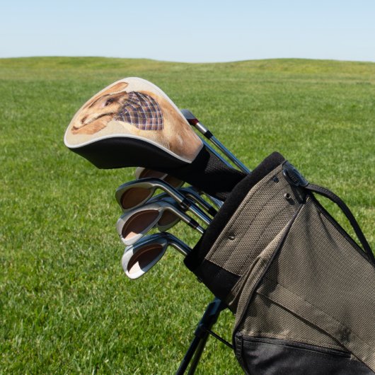 Wirehaered Vizsla-schildering - Cute Original Dog  Golfheadcover (Insitu)