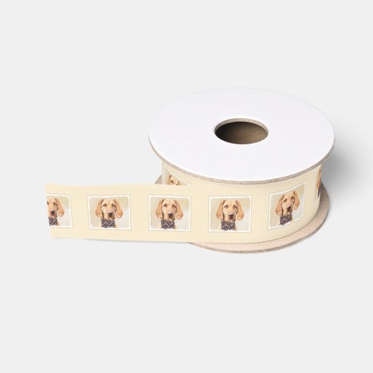 Wirehaered Vizsla-schildering - Cute Original Dog Grosgrain Lint (Spoel)