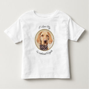 Wirehaered Vizsla-schildering - Cute Original Dog  Kinder Shirts