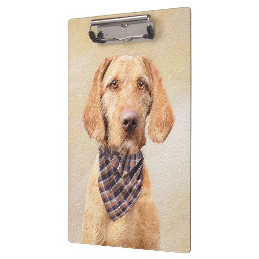Wirehaered Vizsla-schildering - Cute Original Dog  Klembord (Links)