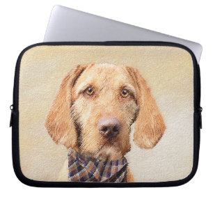 Wirehaered Vizsla-schildering - Cute Original Dog  Laptop Sleeve