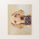 Wirehaered Vizsla-schildering - Cute Original Dog  Legpuzzel (Verticaal)