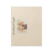 Wirehaered Vizsla-schildering - Cute Original Dog  Notitieblok (Linkerzijde)