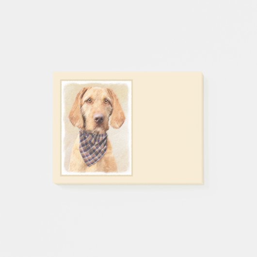 Wirehaered Vizsla-schildering - Cute Original Dog Post-it® Notes (Voorkant)