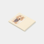 Wirehaered Vizsla-schildering - Cute Original Dog Post-it® Notes (Schuin)
