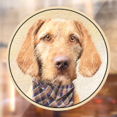 Wirehaered Vizsla-schildering - Cute Original Dog  Raamsticker (Vel 2)