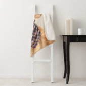 Wirehaered Vizsla-schildering - Cute Original Dog  Sherpa Deken (In situ)