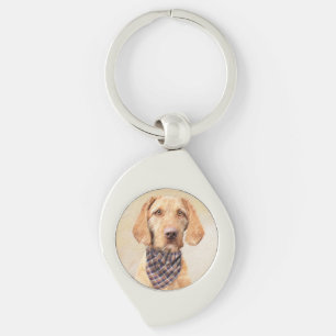 Wirehaered Vizsla-schildering - Cute Original Dog  Sleutelhanger