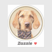 Wirehaered Vizsla-schildering - Cute Original Dog  Sticker (Vel)