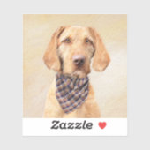 Wirehaered Vizsla-schildering - Cute Original Dog  Sticker (Vel)