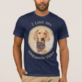 Wirehaered Vizsla-schildering - Cute Original Dog  T-shirt (Voorkant)
