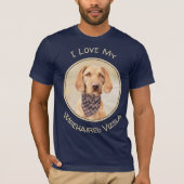 Wirehaered Vizsla-schildering - Cute Original Dog  T-shirt (Voorkant)