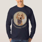 Wirehaered Vizsla-schildering - Cute Original Dog  T-shirt (Voorkant)