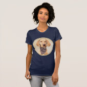 Wirehaered Vizsla-schildering - Cute Original Dog T-shirt (Voorkant volledig)