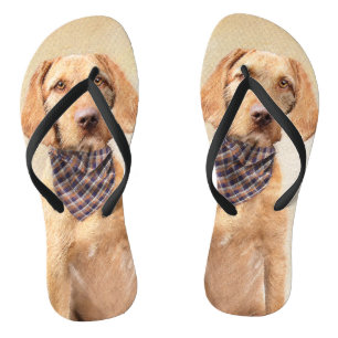 Wirehaered Vizsla-schildering - Cute Original Dog  Teenslippers