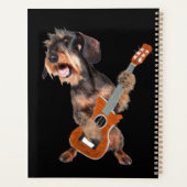 Wirehair Dachshund-gitaarbouwer Planner (Achterkant)