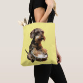 Wirehair Dachshund-speldrums Tote Bag (Dichtbij)