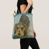 wirehair dachshund tote bag (Dichtbij)