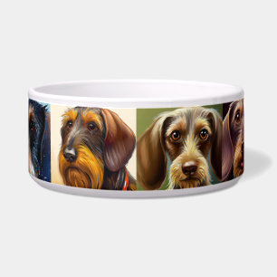 Wirehair Dachshund Voerbakje