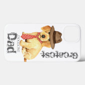 Wirehaire Dachshund Dad Case-Mate iPhone Case (Achterkant (horizontaal))
