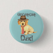 Wirehaire Dachshund Dad Ronde Button 3,2 Cm (Voorkant)