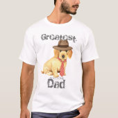Wirehaire Dachshund Dad T-shirt (Voorkant)
