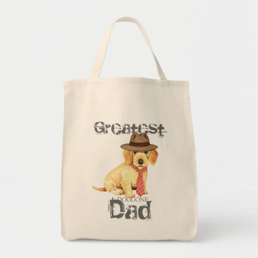 Wirehaire Dachshund Dad Tote Bag (Voorkant)