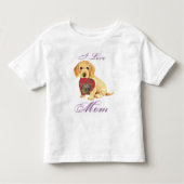 Wirehaire Dachshund Heart mama Kinder Shirts (Voorkant)